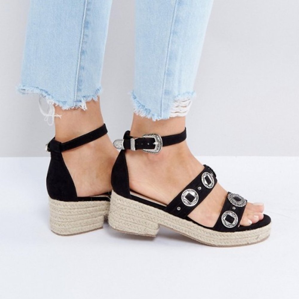 ASOS Tequila Western Conch Sandal 8.5
